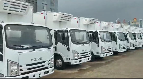 comprar 93KW 125HP Isuzu Van Diesel Refrigerado 4 × 2 Isuzu Caminhão Congelador online manufacture