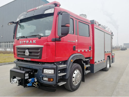 Caminhões de emergência de resgate de incêndio Diesel 4x2 Caminhão de resgate de bombeiros