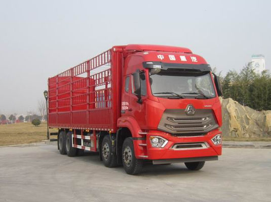 Caminhão vermelho 8x2 Diesel Caminhão pesado 316/429 Potência