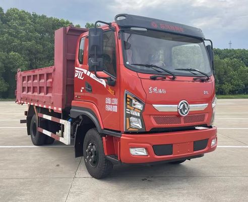 Dongfeng Diesel Dump Truck Tração traseira 4×2 Transmissão manual 8 metros quadrados