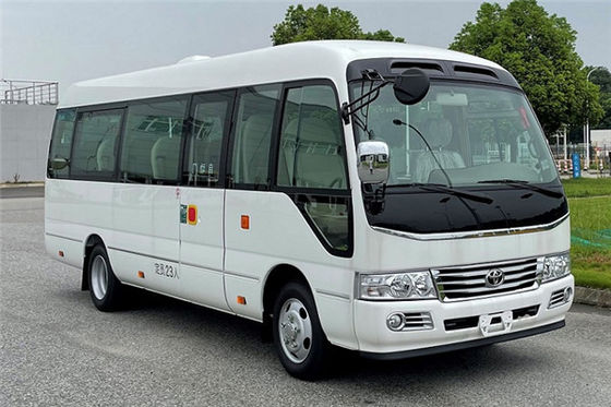 Toyota Coaster ônibus turístico de 17 lugares, ônibus de negócios, recepção, ônibus a gasolina, tração traseira, transmissão manual 4×2