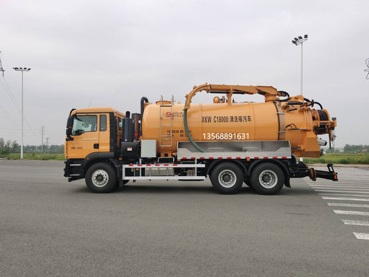 Caminhão de Limpeza Pesada e Sucção de Esgoto para Gerenciamento de Resíduos Industriais