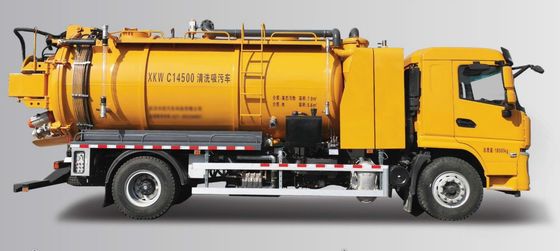 Caminhão de sucção industrial C14500 para limpeza rápida e completa