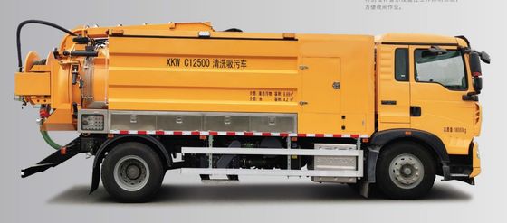 Caminhão de Sucção de Águas Residuais C12500 Versátil para Limpeza Industrial