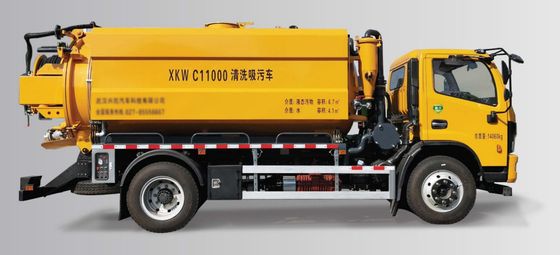 Caminhão Bomba de Vácuo de Esgoto C11000 Profissional para Necessidades de Limpeza Comercial