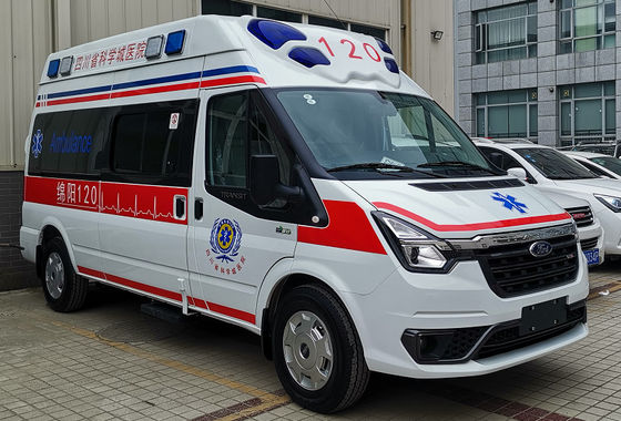 Bom preço. Diesel 4×2 Nova Ford Ambulância Ambulância de Emergência Médica Branca on-line