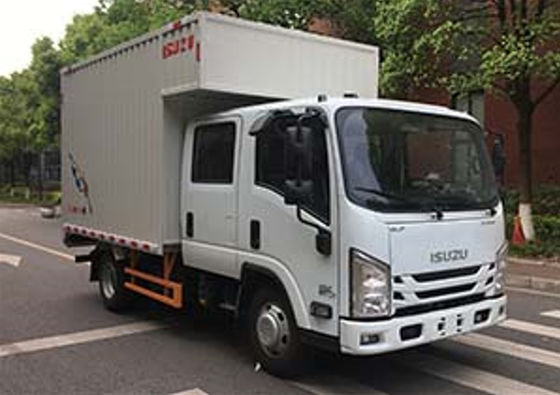 Bom preço. 5 lugares caminhão isolado 126hp Isuzu entrega van transmissão manual cabine alta on-line